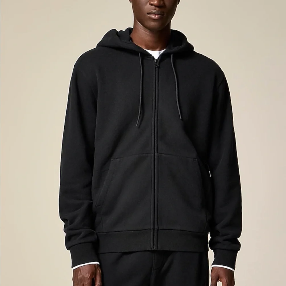J crew Summit 11 oz. soft-knit fleece full-zip hoodie